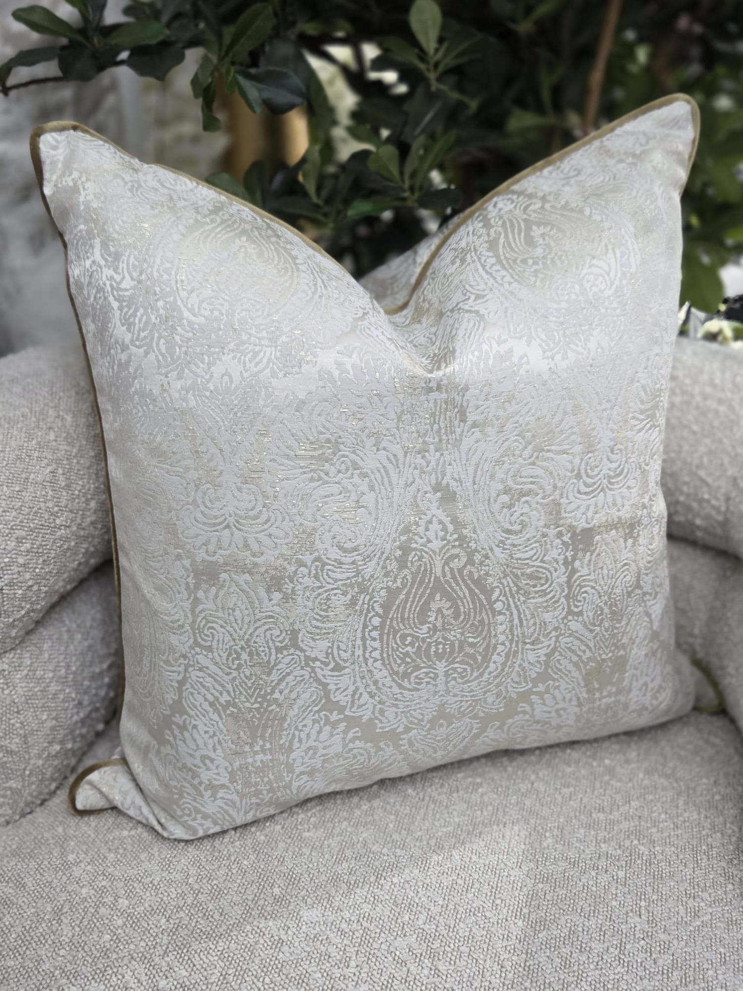 Opulent Damask Cushion