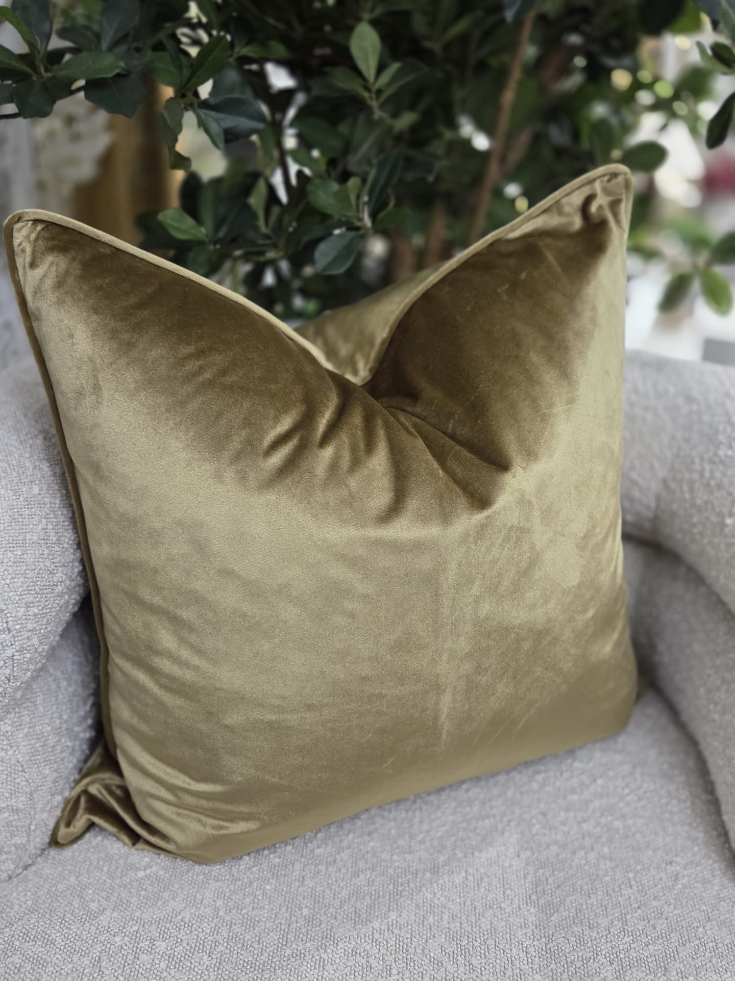 Golden Luxe Velvet Cushion