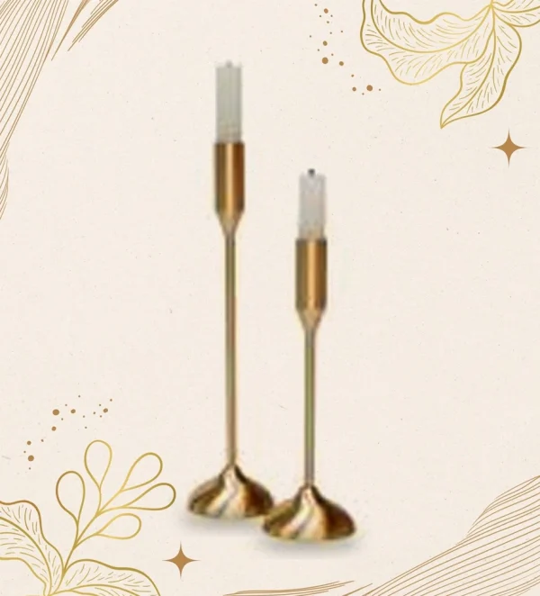 Kikki Design Candle Stand Brushed Brass