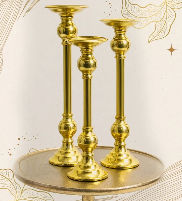 Set of 3 Taper Candle Holders