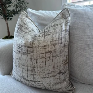 Stone Luxe Abstract Cushion