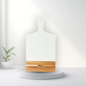Marble & Wood Book Stand