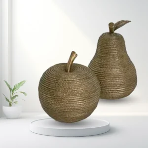 APPLE SCULPTURE BRONZE
