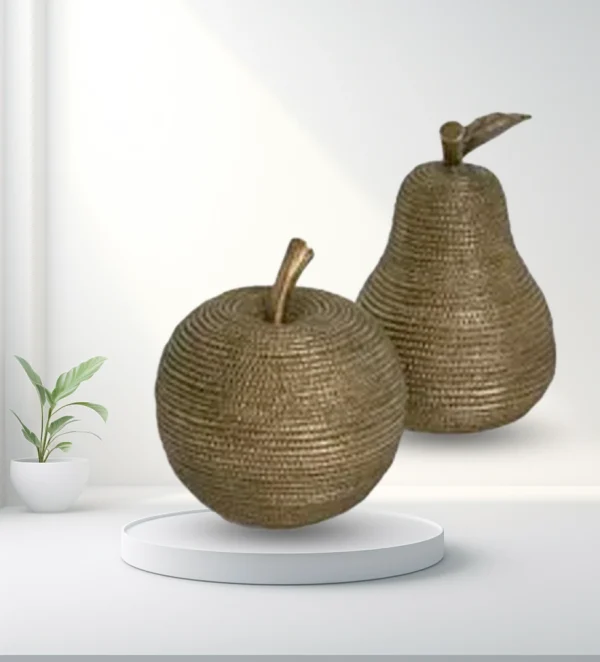 APPLE SCULPTURE BRONZE