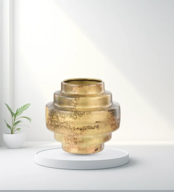 Quigley Antique Gold Vase