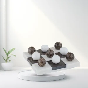 GIOCO MARBLE GAME 21X21CM BROWN/WHITE