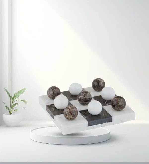 GIOCO MARBLE GAME 21X21CM BROWN/WHITE