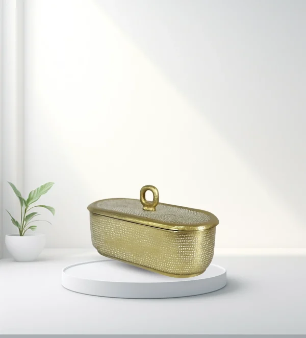 Gold Rectangle Box