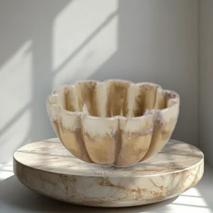 ODESSA CERAMIC BOWL 15X7CM NATURAL