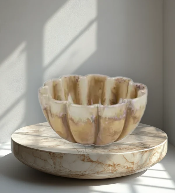 ODESSA CERAMIC BOWL 15X7CM NATURAL