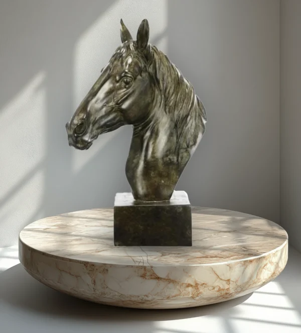 40CM Equine Sculpture On Base
