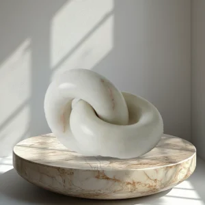 Linxs sculpture white