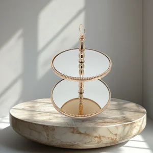Stella elegant round 2 tier cake stand perfect