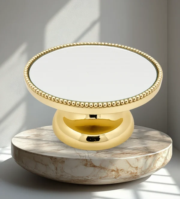 Stella elegant gold cake stand