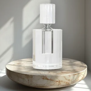 PERFUME BOTTLE-GLASS-CHRISTIANA