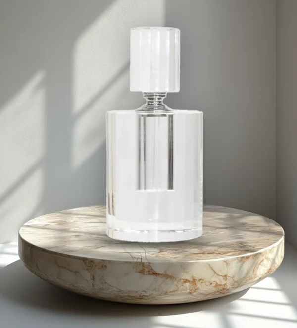 PERFUME BOTTLE-GLASS-CHRISTIANA