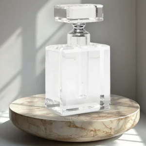 PERFUME BOTTLE-GLASS-CUSHION