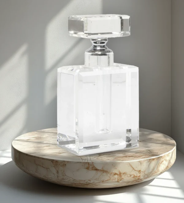 PERFUME BOTTLE-GLASS-CUSHION