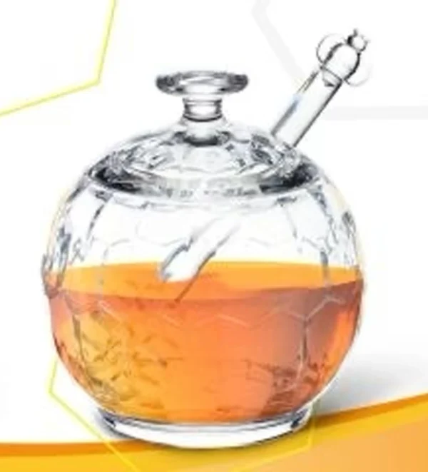 Acrylic honey jar