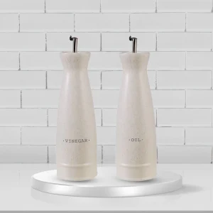 Darley Stoneware Oil and Vinegar Set