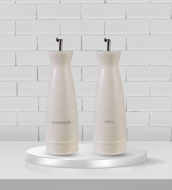 Darley Stoneware Oil and Vinegar Set