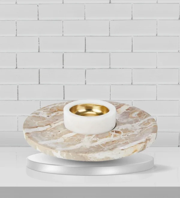 Caprani Rounded Chip and Dip Platter