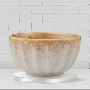 STUDIO CERAMIC BOWL 11X6CM NOUGAT