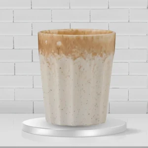 STUDIO CER LATTE CUP 8X9CM/250ML NOUGAT