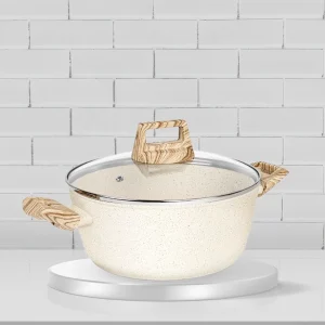 Nonstick 3 piece cooking pot set