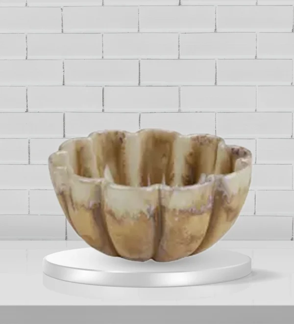 ODESSA CERAMIC BOWL 15X7CM NATURAL