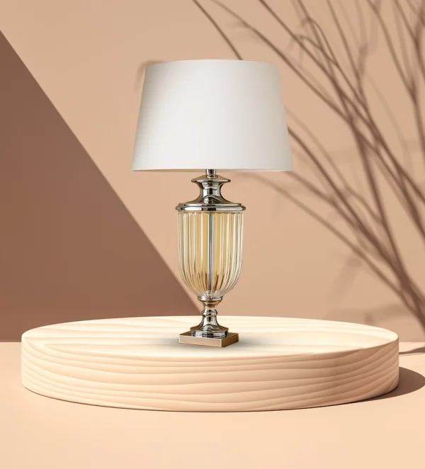 Milan Glass Lamp and Shade